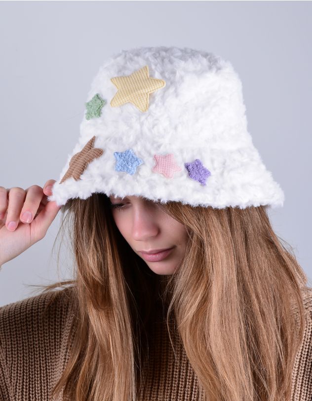 Панама хутряна з зірками | 263153-01-XX - A-SHOP