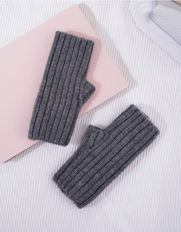 Мітенки в рубчик | 264738-28-XX - A-SHOP