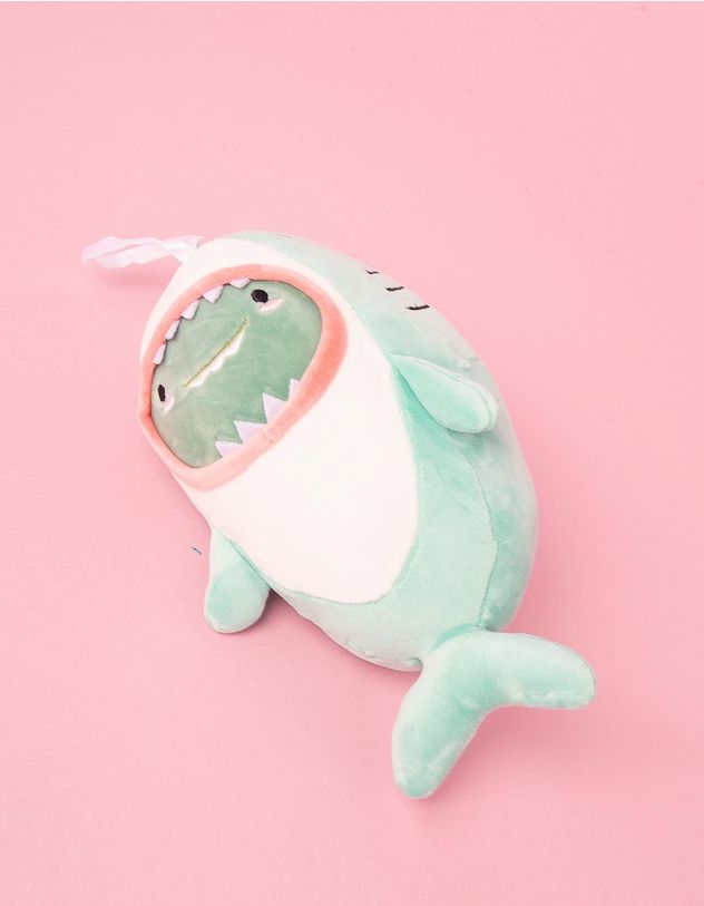 Іграшка м'яка у вигляді звірятка переодягненого у акулу | 248783-37-XX - A-SHOP