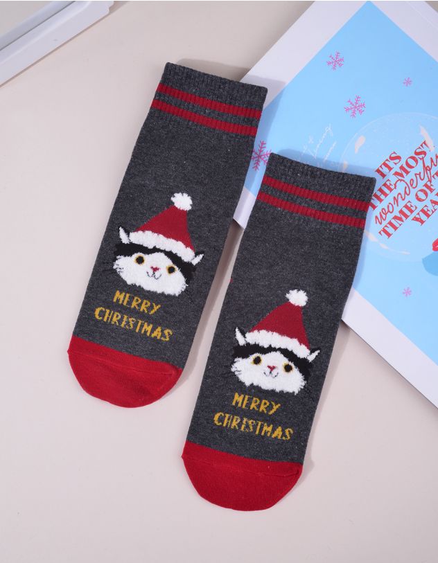 Шкарпетки з різдвяним зображенням | 263616-28-XX - A-SHOP