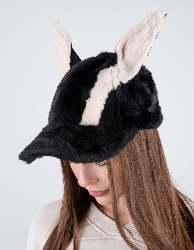 Бейсболка хутряна з вушками | 263905-02-XX - A-SHOP