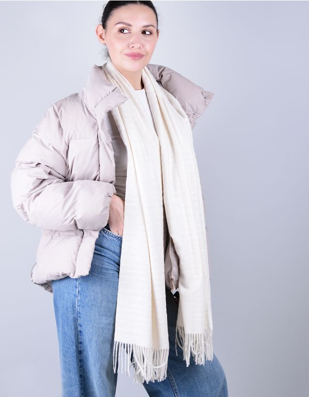 Палантин на шию з орнаментом | 264569-01-XX - A-SHOP