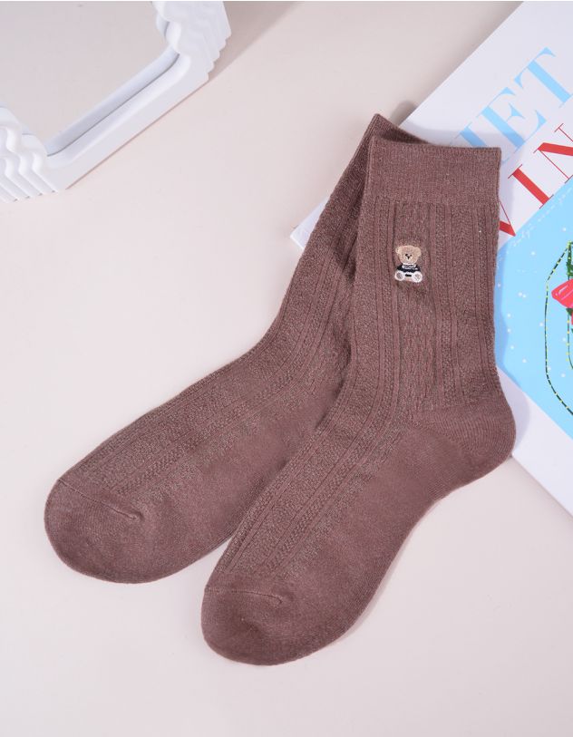 Шкарпетки з ведмедиком | 265517-12-XX - A-SHOP