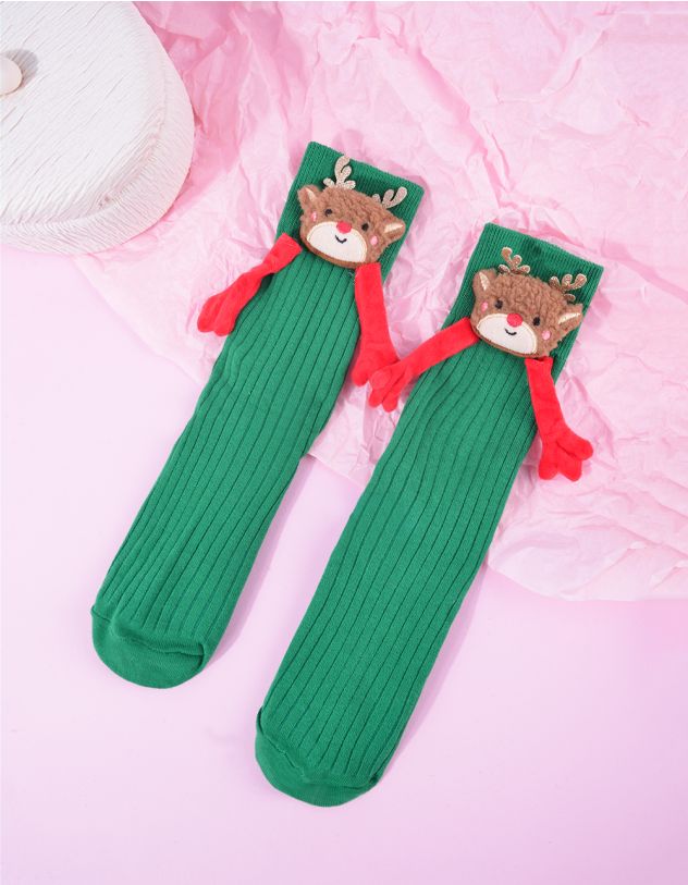 Шкарпетки з оленем та  магнітними ручками | 264985-20-XX - A-SHOP
