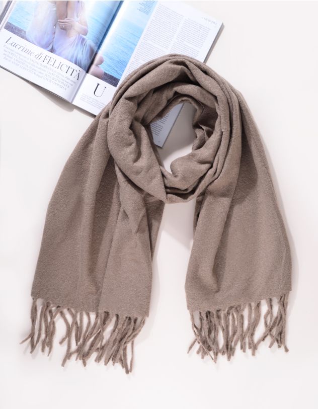 Палантин на шию з китицями | 264321-39-XX - A-SHOP