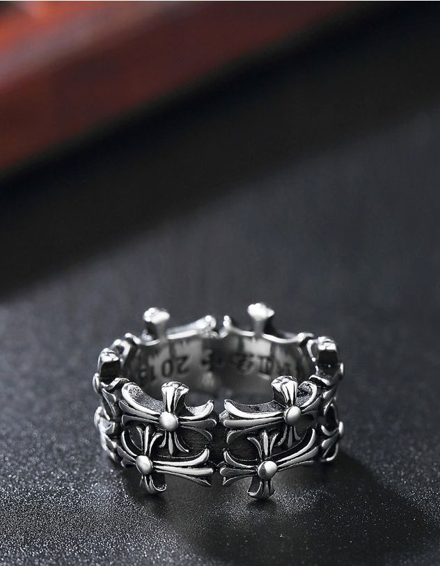 Кільце з хрестами | 266659-10-35 - A-SHOP