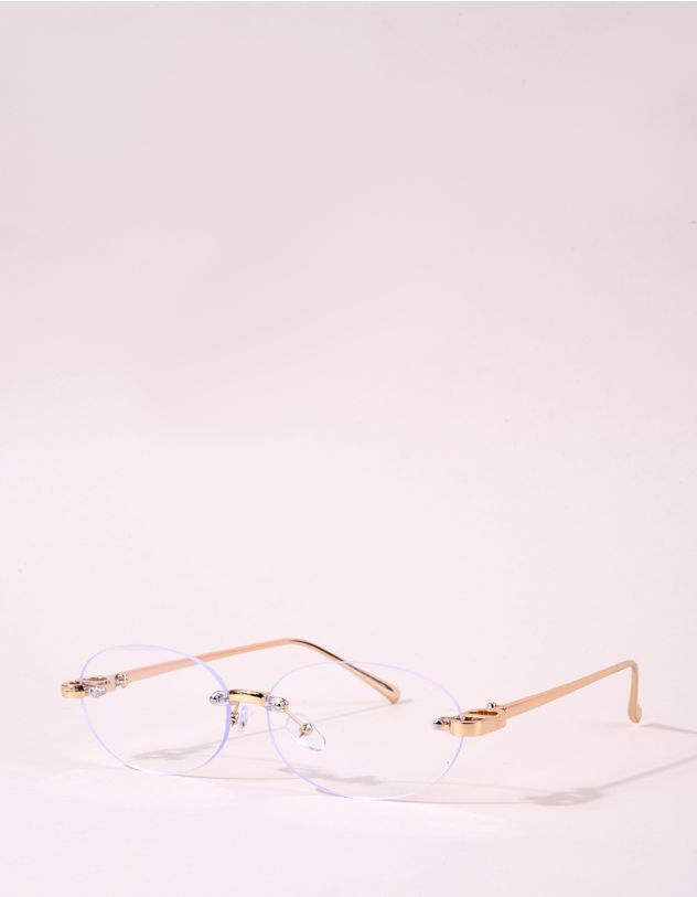 Окуляри іміджеві круглі без оправи | 266491-04-XX - A-SHOP