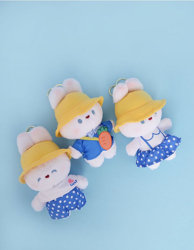 Брелок на сумку у вигляді кролика у капелюсі | 252228-19-XX - A-SHOP