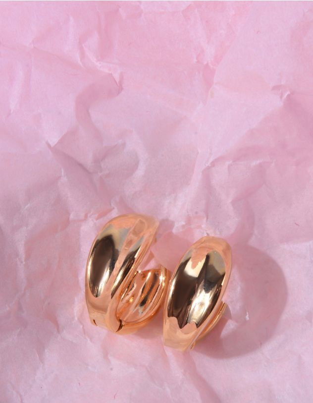 Сережки кільця з гальванічним покриттям | 265242-04-XX - A-SHOP