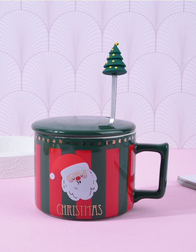 Чашка 330мл з різдвяним принтом | 264527-20-XX - A-SHOP