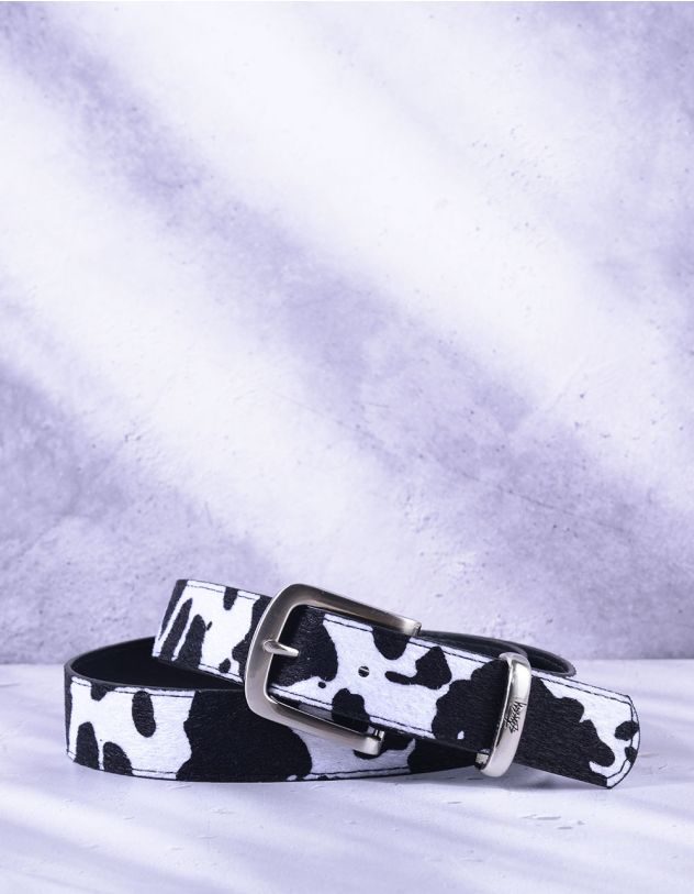Ремінь з анімалістичним принтом | 265087-01-XX - A-SHOP