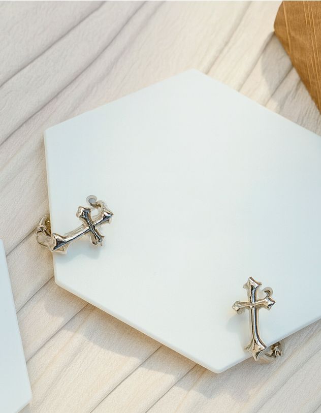 Сережки з хрестами | 265894-05-XX - A-SHOP