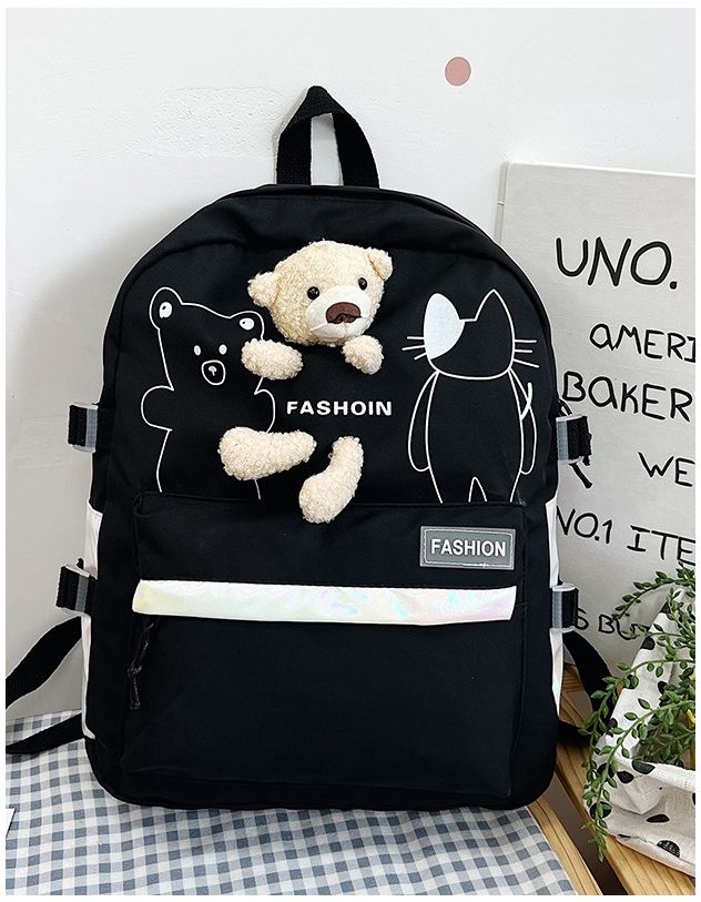 Рюкзак для міста з ведмедиком | 257626-02-XX - A-SHOP