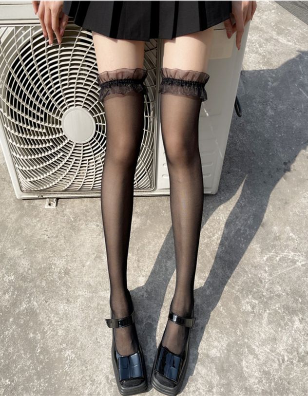Панчохи з мереживом | 255372-02-XX - A-SHOP