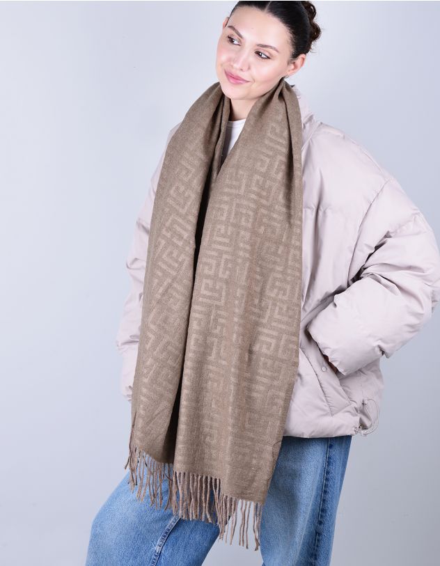 Палантин на шию з орнаментом | 264569-22-XX - A-SHOP