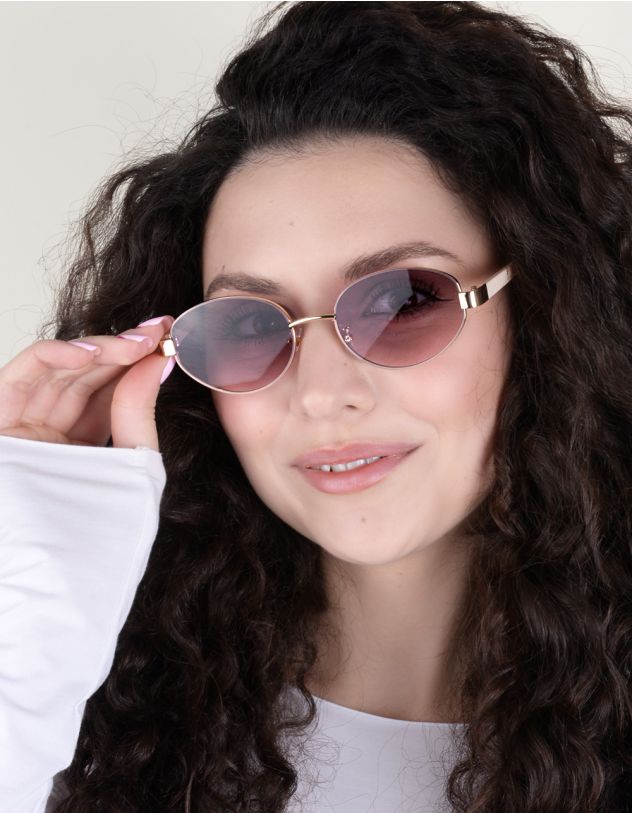 Окуляри сонцезахисні з лінзами круглої форми | 262824-71-XX - A-SHOP