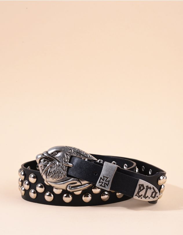 Ремінь широкий з фурнітурою у вигляді птаха | 265088-02-XX - A-SHOP