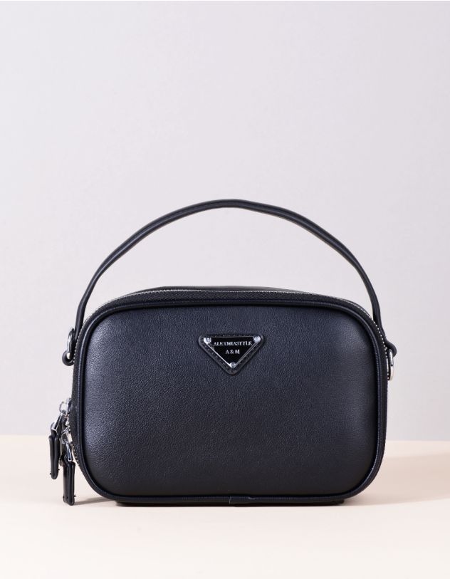 Сумка  кросс боді на блискавці з трьома відділами | 263301-02-XX - A-SHOP