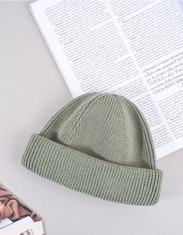 Шапка біні з відворотом | 261210-32-XX - A-SHOP