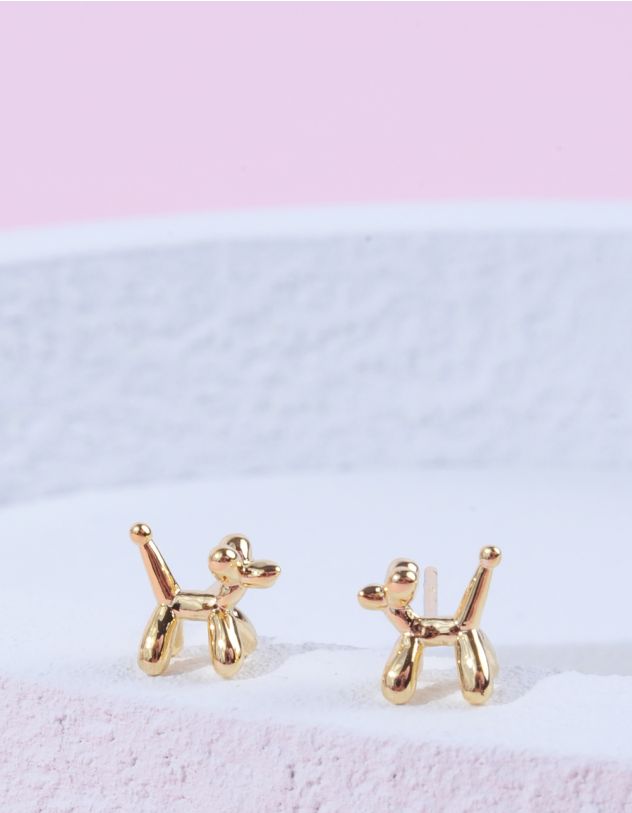 Сережки пусети у вигляді повітряної кулі | 264340-04-XX - A-SHOP