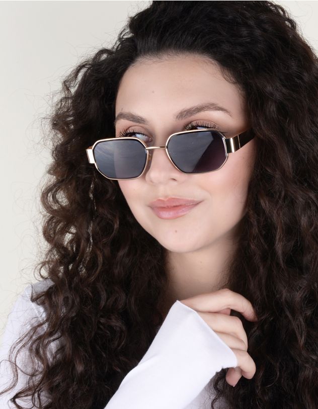 Окуляри сонцезахисні шестикутники | 262842-09-XX - A-SHOP