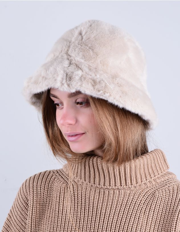 Панама хутряна однотонна | 264584-40-XX - A-SHOP