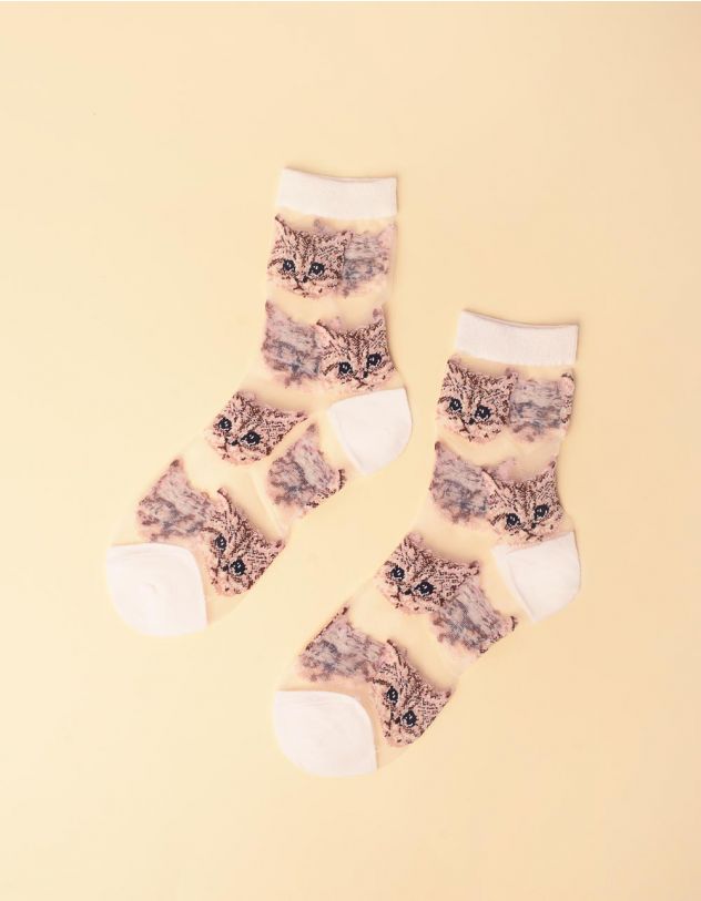 Шкарпетки з кицьками | 241538-01-28 - A-SHOP