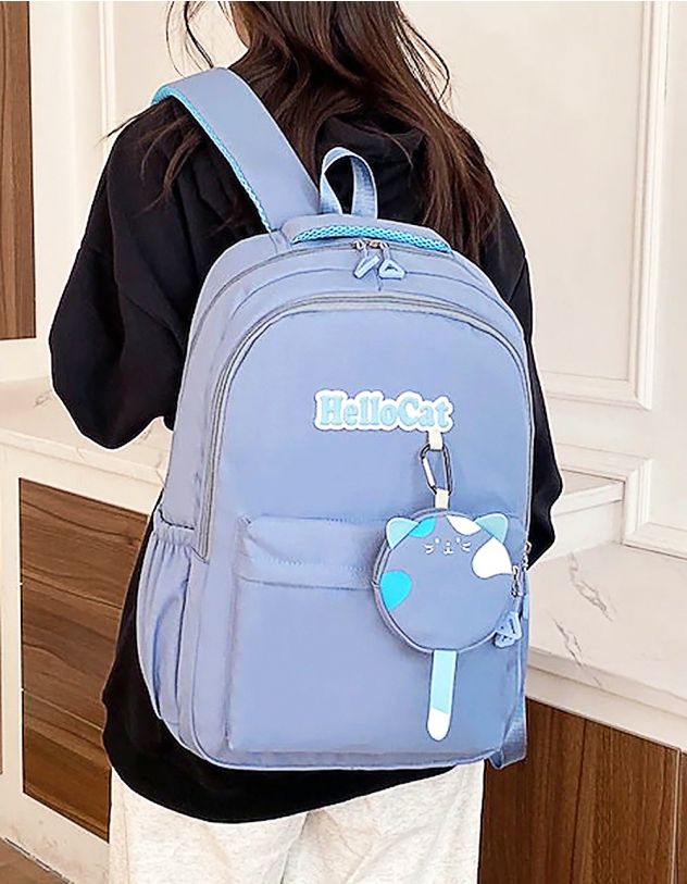 Рюкзак для міста з монетницею у вигляді котика | 263134-18-XX - A-SHOP