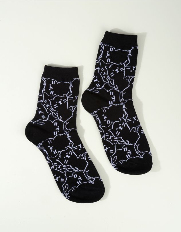 Шкарпетки з котиками | 255975-02-XX - A-SHOP