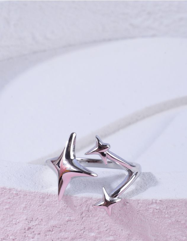 Кільце з зірками | 266037-05-39 - A-SHOP