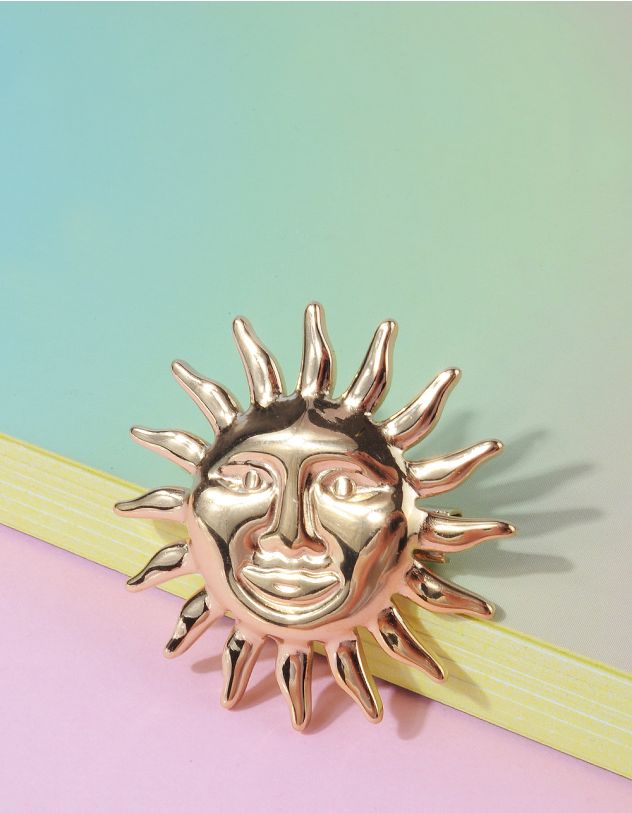 Брошка у вигляді сонця | 265027-04-XX - A-SHOP