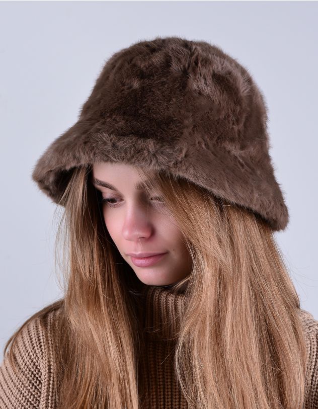 Панама хутряна однотонна | 264584-12-XX - A-SHOP