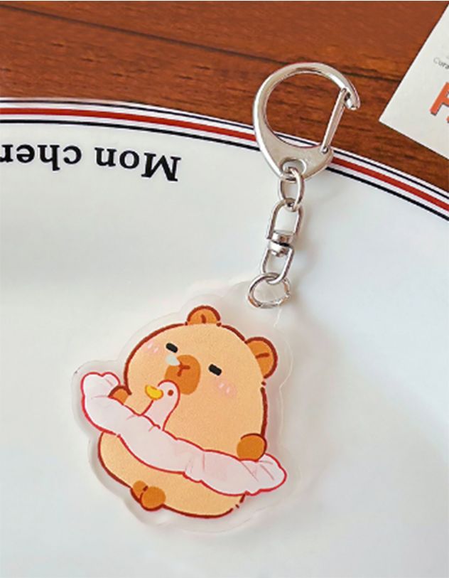 Брелок з зображенням капібари | 263991-01-XX - A-SHOP