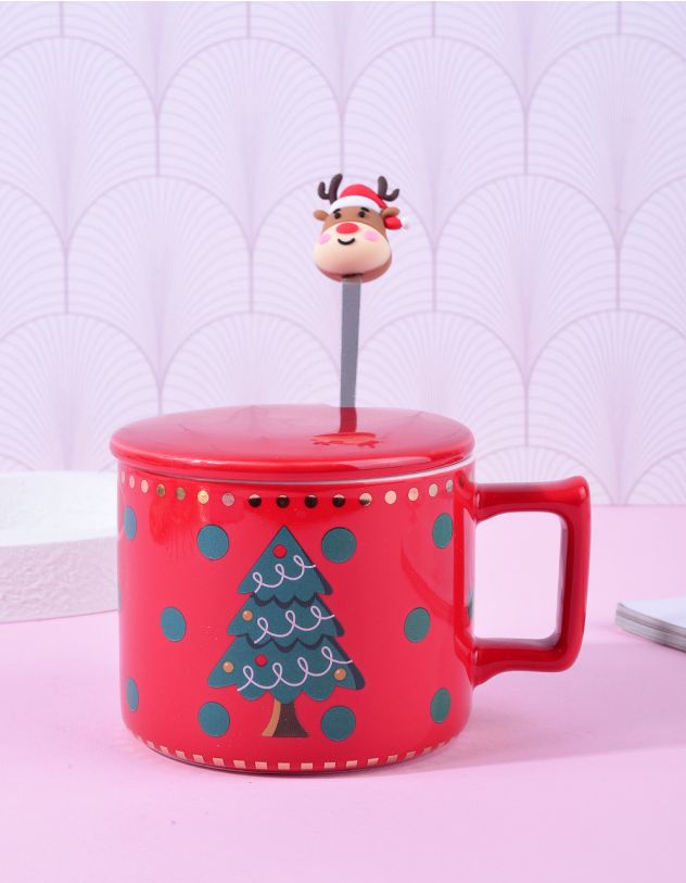 Чашка 330мл з різдвяним принтом | 264527-15-XX - A-SHOP
