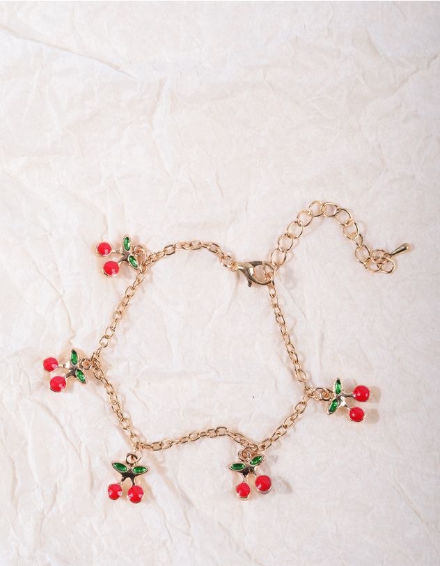 Браслет на руку з підвіскою у вигляді вишні | 267487-55-XX - A-SHOP
