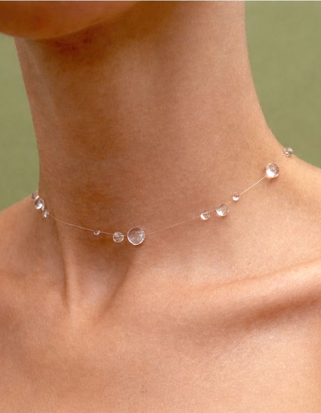 Підвіска на шию із волосіні з намистинами | 266214-05-XX - A-SHOP