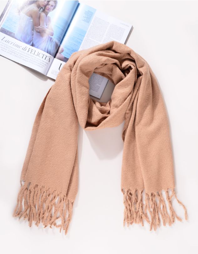 Палантин на шию з китицями | 264321-53-XX - A-SHOP