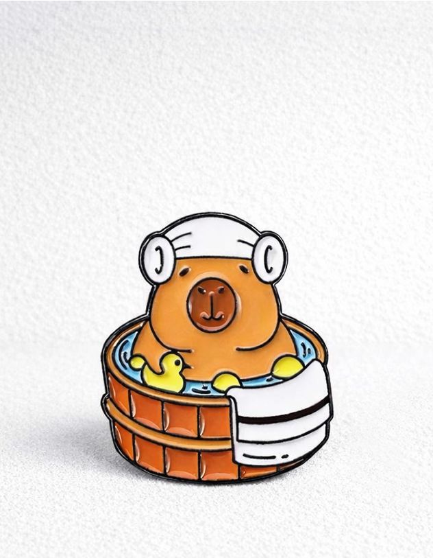 Брошка у вигляді капібари | 261747-33-XX - A-SHOP