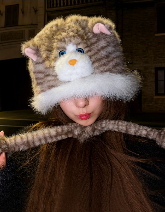 Звірошапка у вигляді кота | 263543-11-XX - A-SHOP