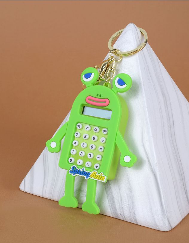 Брелок на сумку калькулятор у вигляді жабки з грою лабіринт | 257220-20-XX - A-SHOP