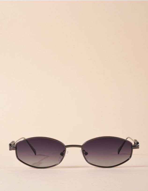 Окуляри від сонця вузькі з тонкими дужками | 266493-02-XX - A-SHOP