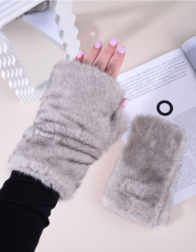 Рукавички мітенки хутряні | 265646-29-XX - A-SHOP