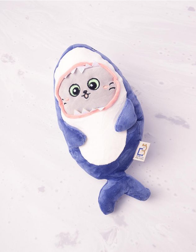 Іграшка м'яка у вигляді котика акули | 242119-13-XX - A-SHOP