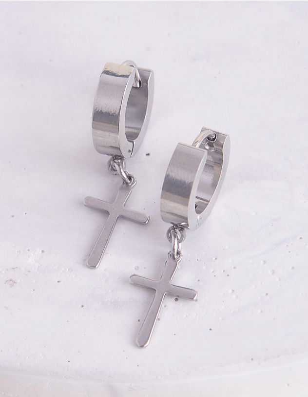 Сережки з хрестами | 256049-05-XX - A-SHOP