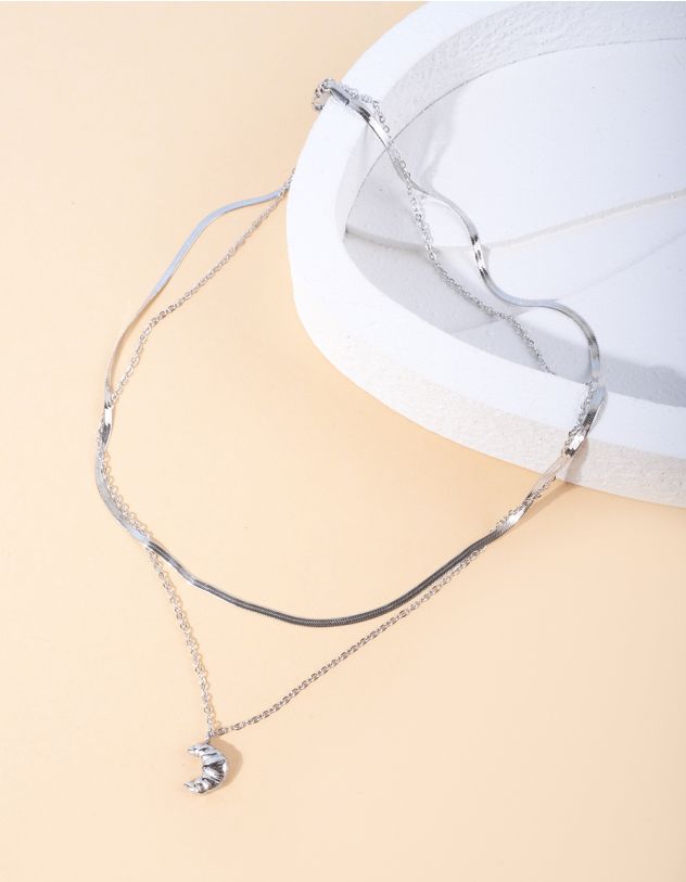 Підвіска на шию з кулоном у вигляді круасана | 265200-05-XX - A-SHOP