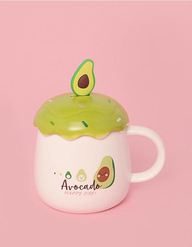 Чашка на 400мл з авокадо | 249538-01-XX - A-SHOP