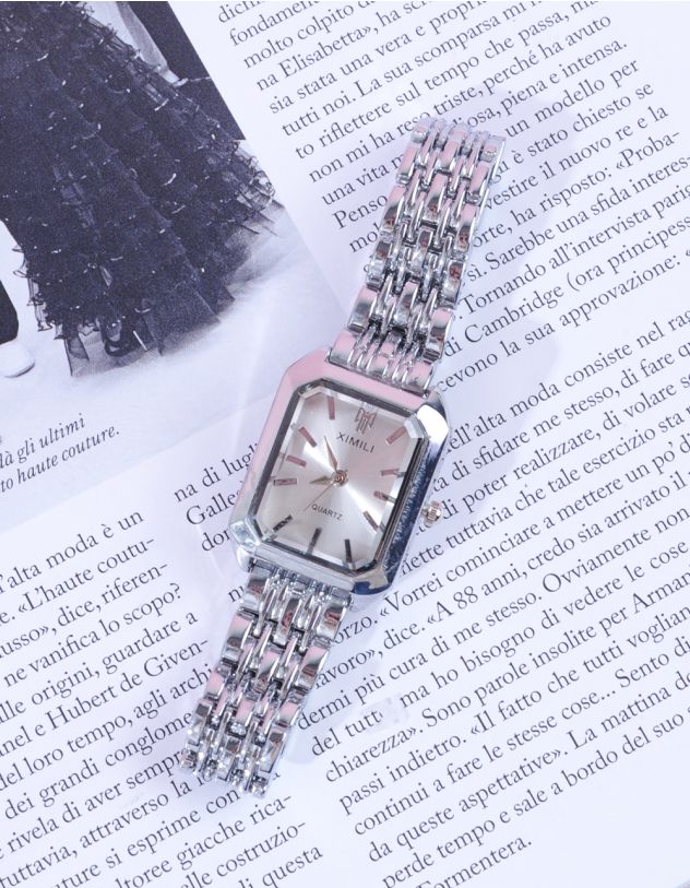 Годинник на руку з металевим браслетом | 263441-05-XX - A-SHOP