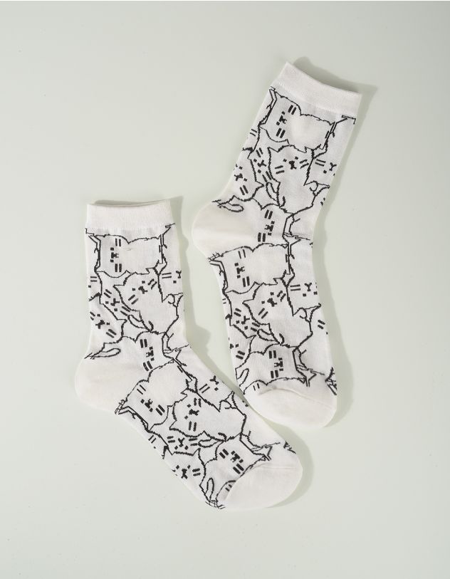 Шкарпетки з котиками | 255975-01-XX - A-SHOP