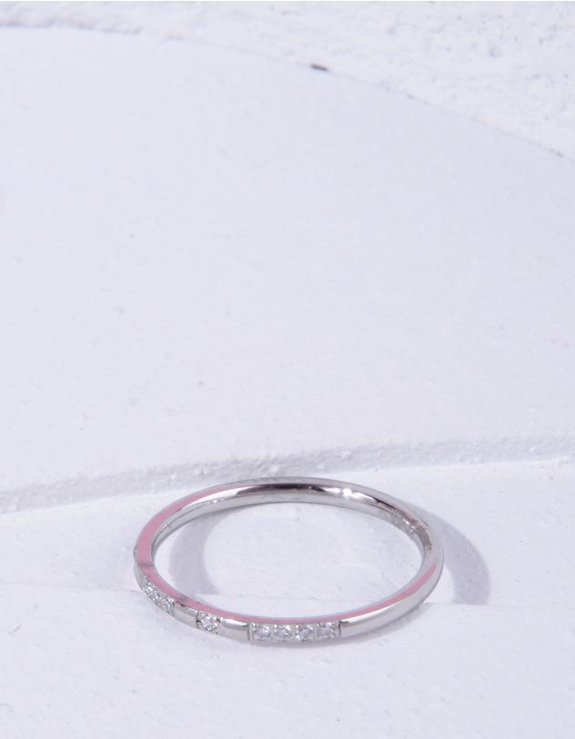 Кільце інкрустоване стразами | 266608-05-37 - A-SHOP