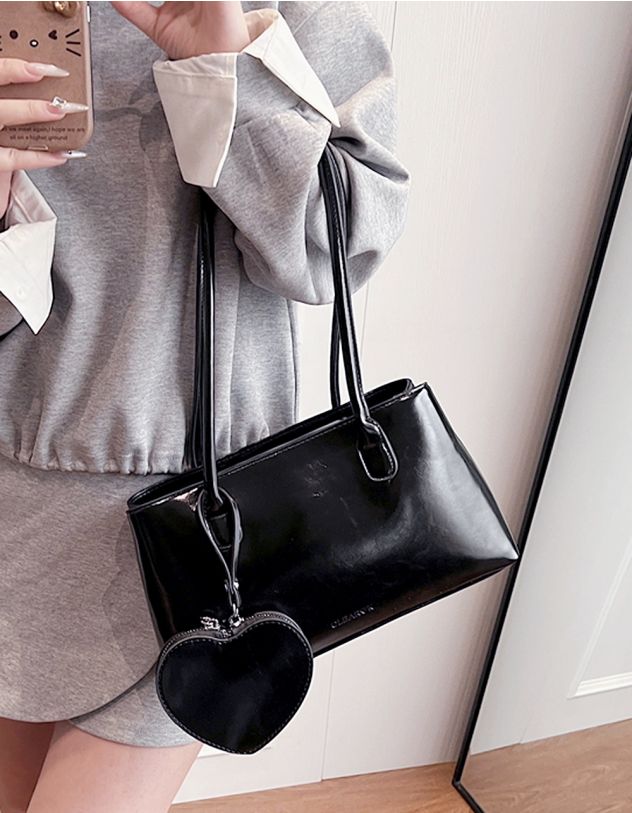 Сумка на плече з монетницею у вигляді серця | 265688-02-XX - A-SHOP